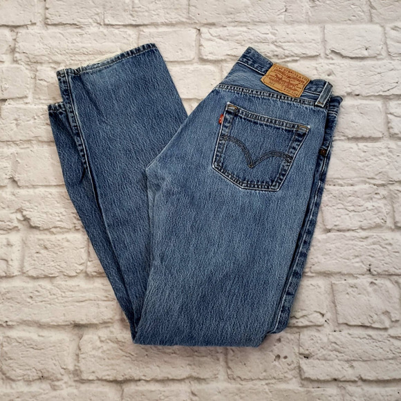 Levi's Other - Levi's Original  501 Button Fly Blue Jeans